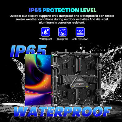 Водонепроницаемость 500x500 полноцветный p3.91 p1.56 P2.604 7680hz панель внутренний наружный дисплей стеновой экрана аренды