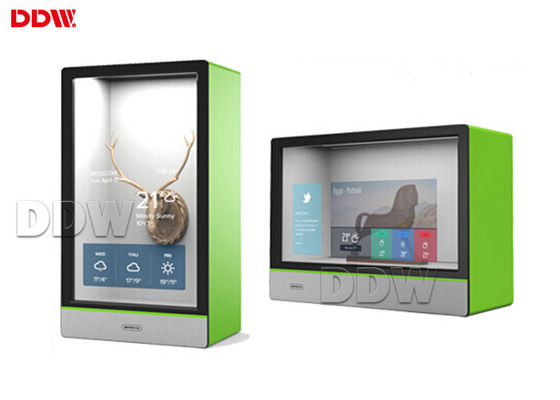 Яркость Синьяге 1500кд/м2 цифров дисплея ДДВ-АДТС8601 прозрачная ЛКД для магазина розничной торговли