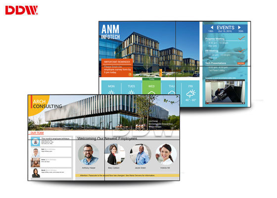 49" видео- экран стены, на открытом воздухе видео- дизайн приведенный рамки стены ультра узкий