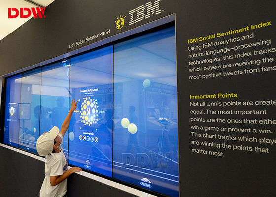 3,5 интерактивного видео Mm яркости стены 700nits для центра контроля состояния безопасности