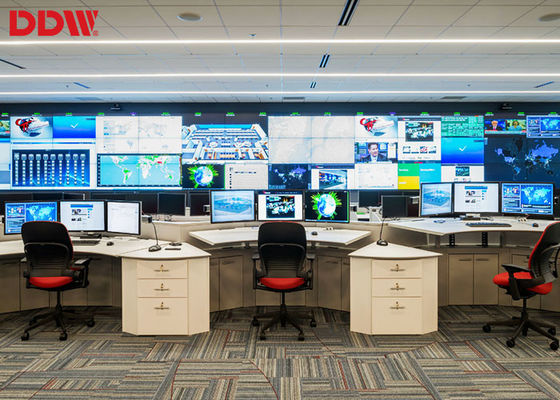 Стена контрольного монитора RS232 видео-, настенный дисплей LCD тонкого шатона видео-