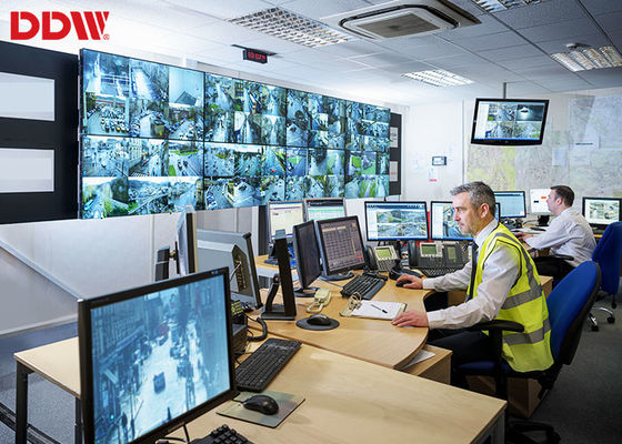 49" видео- мониторы настенного дисплея, стена безопасностью Gamut высокого цвета видео-