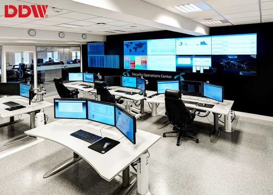 Стена анти- конференц-зала слепимости видео-, ультра тонкие видео- мониторы стены