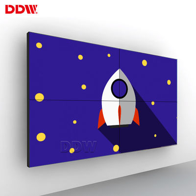 Безшовная видео- стена LCD экранирует 55 дюймов петля DP 3,5 Mm в выходе 2 HDMI петли