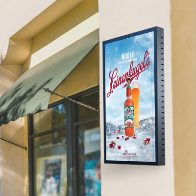 43 дюйма на открытом воздухе полностью алюминиевая стена установил Signage цифров высокой яркости