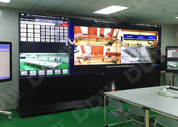1080P Wall Mount LCD Display  large format display monitor FHD video wall unit indoor application