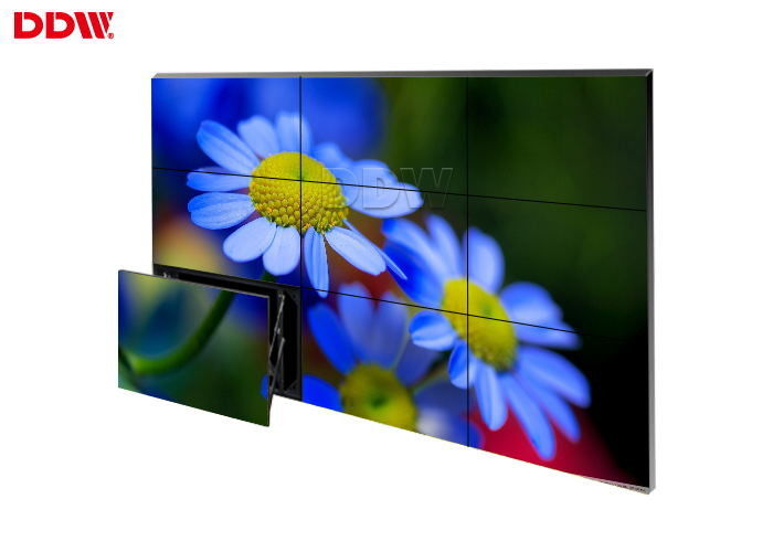 Ultra Thin Interactive Video Wall 55 Inch For Advertising 1920x1080