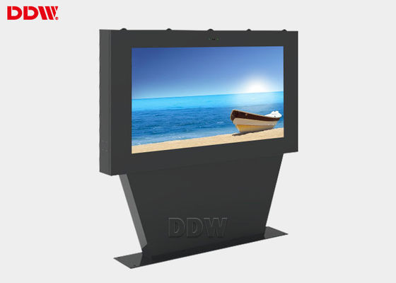 LCD свободно стоящая цифровая вывеска 47 "яркие дисплеи 1500 нитс Наружная выставка