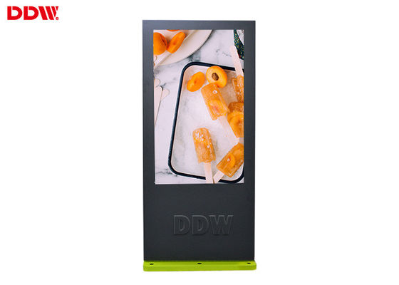 AC220V / DC Дисплейный киоск цифровой сигнализации на открытом воздухе 1920x1080 Разрешение DDW-AD9801SNO
