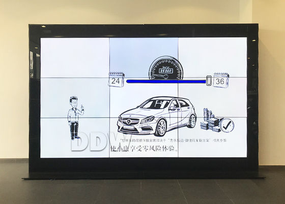 Богачи красят коммерчески входной сигнал пункта 2 x HDMI стены 10 000 k LCD видео- белый